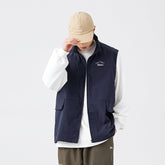 Unisex Jacket Vintage Loose Lapel Outdoor Jacket